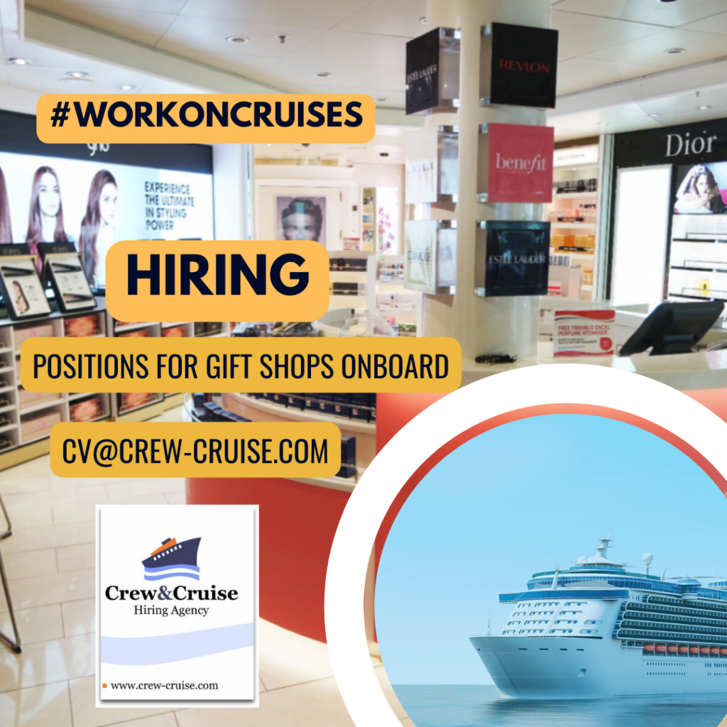 sales associate jobs on cruise ships